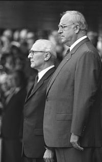 Erich Honecker und Helmut Kohl