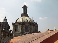 Cúpula de la Catedral Metropolitana de la Ciudad de México