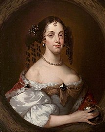 Catarina de Bragança, rainha da Inglaterra. c 1665.