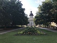 Statehouse grounds from the South Columbia, SC Capitol grounds (Southside).jpg