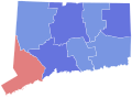 Results for the 1982 Connecticut Attorney General election by county.