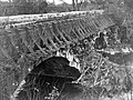 Repaired aqueduct. This is after the canal's closure in 1924