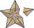 This star, with one point broken, symbolizes the featured candidates on Wikipedia.
