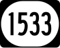 Kentucky Route 1533 marker