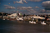 Il sito Expo visto da fiume