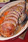 French veal sausage bundle (Feuilleton de veau)