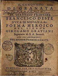 Il Conquisto di Granata - Girolamo Graziani (1650)