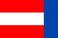 Flaga Gliwic (Gleiwitz) używana do 1945