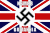 Flag of the National Socialist Movement (United Kingdom, 1997).svg
