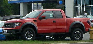 Ford F-150 SVT Raptor en 2010.