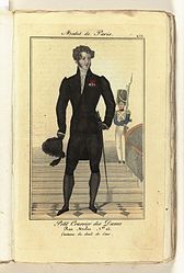 Fransman in kostuum voor hofrouw (1824)