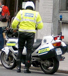 A member of the motorcycle unit of the Garda Siochana. Garda.jpg