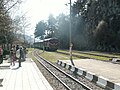 Le train pour Septemvri entrant en gare de Jakoruda