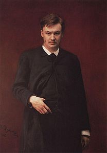 Retrat del compositor Aleksandr Glazunov (1887)