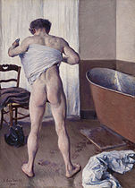 Gustave Caillebotte, Homme au bain, 1884