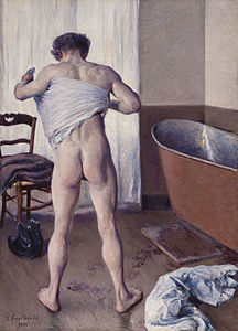 Homme au bain, by گوستاو کایبوت