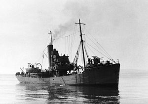 Official phot of HMS Sir Galahad taken in April 1942