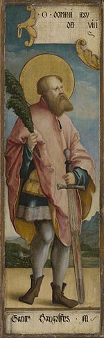 Image of Saint Gangulphus (Gangolf), by the Meister von Meßkirch, ca. 1535