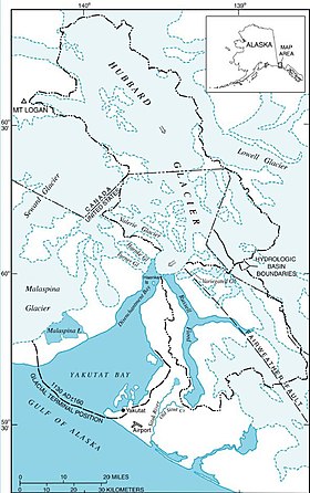 Carte du glacier.