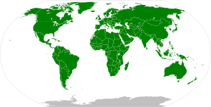English: Member nations of the International M...