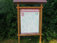 Infotafel Glasschleifererweg