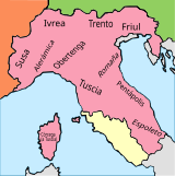 Italian Lombard kingdom (781–1014).