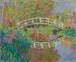 "Japanese Footbridge, Giverny" (1895) by Claude Monet - Philadelphia Museum of Art - Inv.1993-151-2 (W 1419)