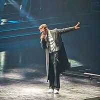 Timberlake Performing on The Forget Tomorrow World Tour in Seattle on May 2, 2024. Justin Timberlake Performing in Seattle, Washington.jpg