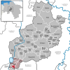 Lage des Fleckens Lemförde im Landkreis Diepholz