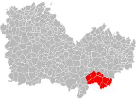 Localisation de Communauté de communes Hardouinais Mené