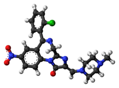 Молекула лопразолама ball.png