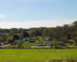 Intersection of Bovard Luxor Road and Tipple Row Road in Luxor PA