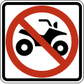 R9-16 No all-terrain vehicles