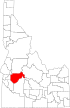 Map of Idaho highlighting Boise County.svg