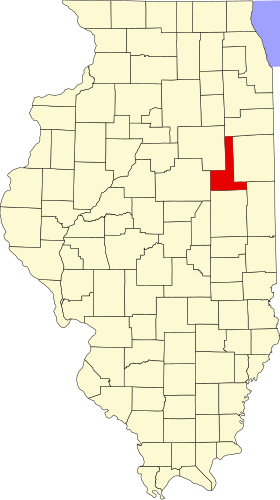 Localisation de Comté de Ford(Ford County)