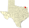 Localizacion de Red River Texas