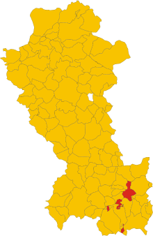 Localisation de Chiaromonte