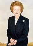 Margaret Thatcher stock portrait (cropped).jpg (Margaret Thatcher fotografiada por Terence Donovan, circa 1995–96)