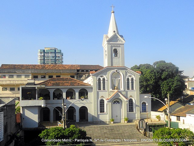 Vista da Igreja Matriz no Centro