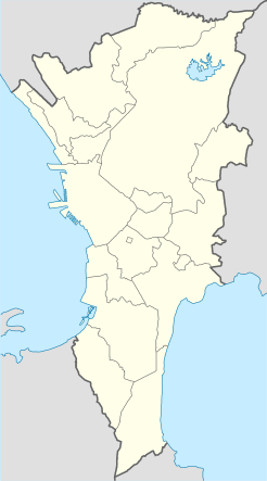 Location map Филиппинхэр Метро Манилэ