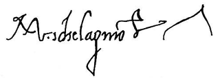 signature de Michel-Ange