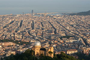 Vista des del Tibidabo