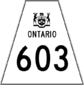 Highway 603 shield