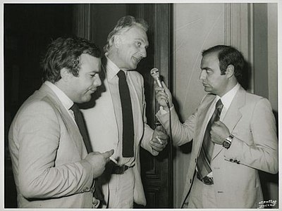 Marco Pannella e Bruno Vespa (9 di trìura 1978)