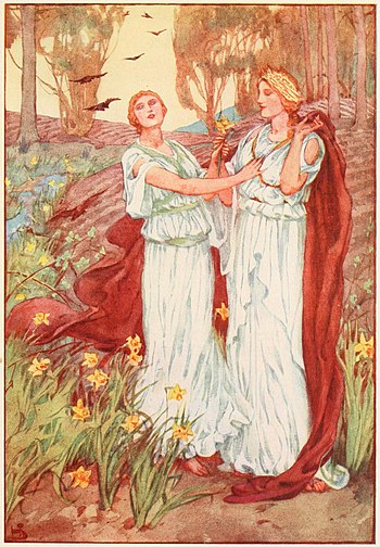 Illustration from a collection of myths.