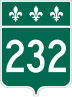 Route 232 marker