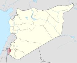 Die Lage der Provinz in Syrien