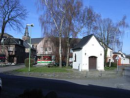 Markt met kapel