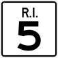 Rhode Island state route marker