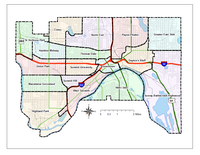 Map of neighborhoods in the city of Saint Paul, Minnesota